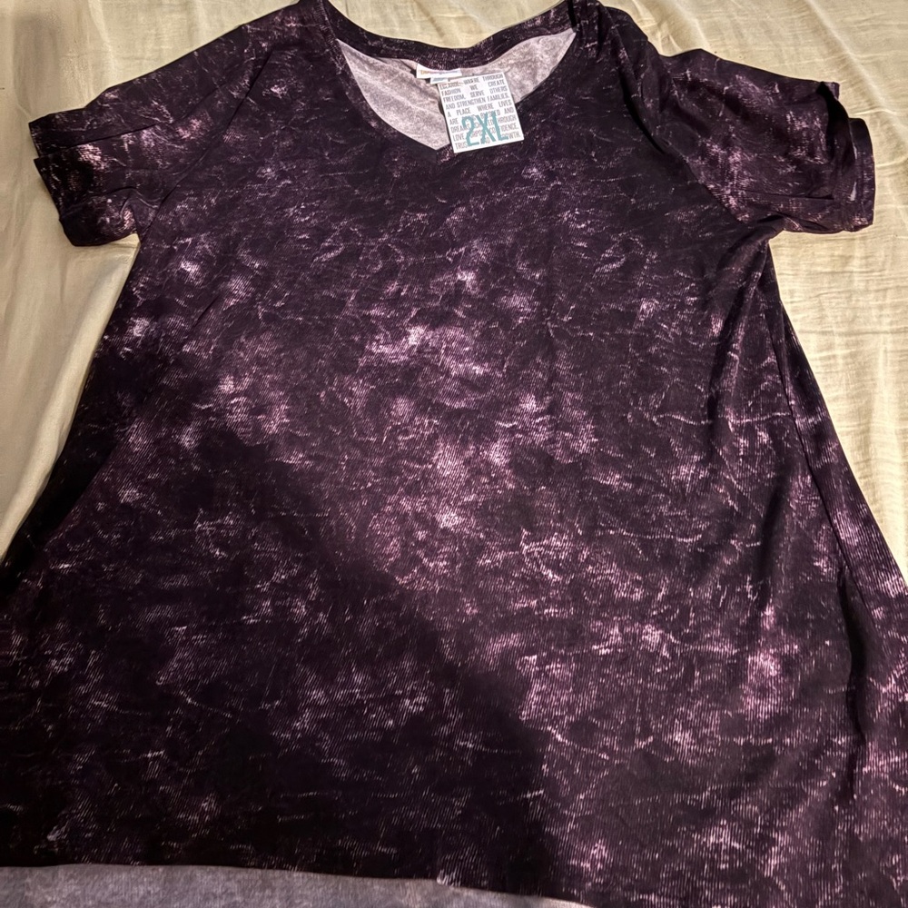 Lularoe Christy t 2xl super soft leggings material crackle print new with tag